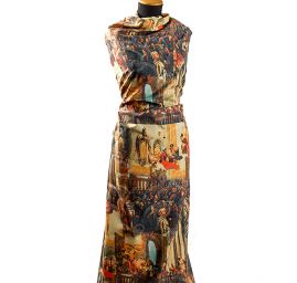 Žákárová látka digitální tisk nevšední motiv