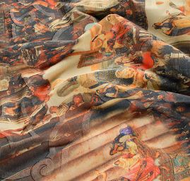 Žákárová látka digitální tisk nevšední motiv