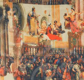 Žákárová látka digitální tisk nevšední motiv