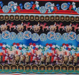 Látka vlna / kašmír rytier / vozataj