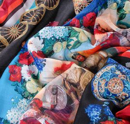 Látka vlna / kašmír rytier / vozataj