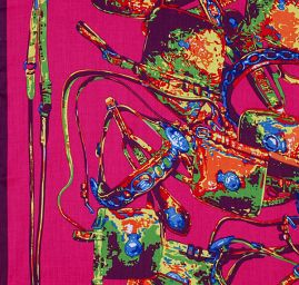 Šatka ružová / fialová