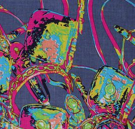 Šatka sivá / ružová