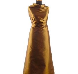 Taft hladký hnědozlatý II.jakost