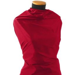 Taft hladký jasně červený