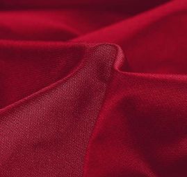 Taft hladký jasně červený