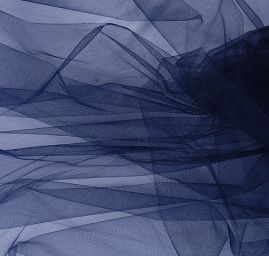 Šatový tyl, tmavě modrý