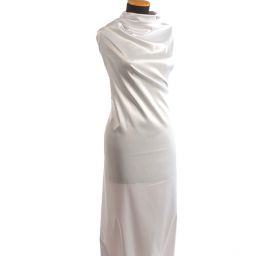 Satén pružný pevnější matný slonová kost II.jakost