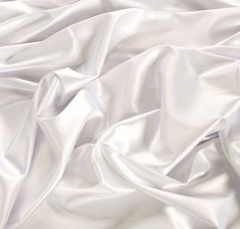 Satén pružný pevnější matný slonová kost II.jakost