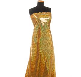 Flitrová třpytivá látka zlatá/duhová