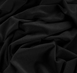 Teplejší silnější úplet buklé černý