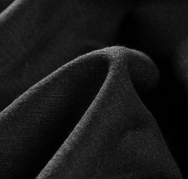 Len pružný viskoza směs černý