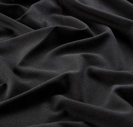 Žoržet šatový silnějsí viskoza směs černý