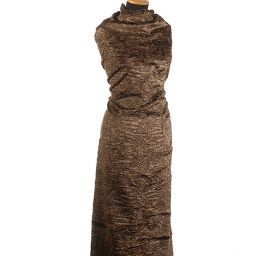 Imitace kožešiny persián hnědé barvy