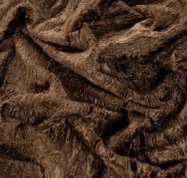 Imitace kožešiny persián hnědé barvy