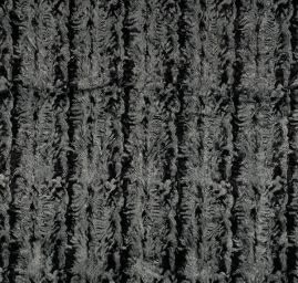 Imitace zvířecí srsti černá/sv. šedá