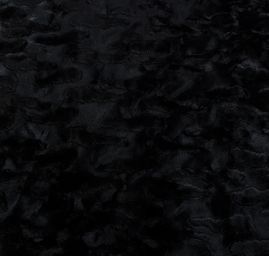 Imitace kožešiny plastická struktura tmavě modrá