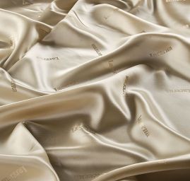 Podšívka žakárová kabátová smetanová