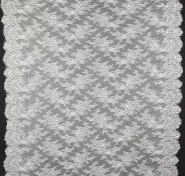 Krajka tylová jemná bílá