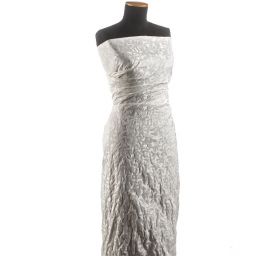 Taf žakár květinový ornament slonová kost