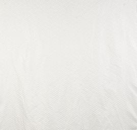 Taft žakár květinový vzor slonová kost