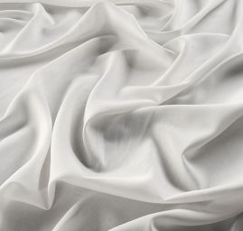 Viskozová šatová látka jemná slonová kost