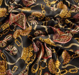 Imitace hedvábí vzor ve stylu Gucci