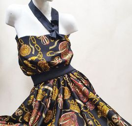 Imitace hedvábí vzor ve stylu Gucci