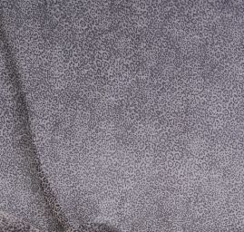 Šifon plisé zvířecí motiv černobéžová