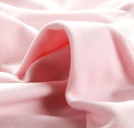 Flauš oboustranný pastel světle růžový