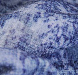 Látka originální tisk styl "Baroko" imitace buretu