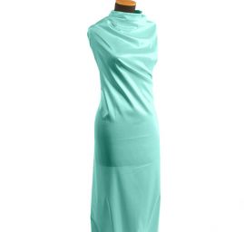 Satén pružný jemný pistáciové barvy