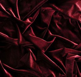 Samet pružný vínový