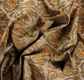 Replika historické látky Arras žlutý/zlatý