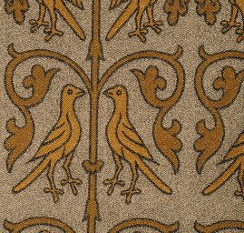 Replika historické látky Arras žlutý/zlatý