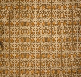 Replika historické látky Arras žlutý/zlatý