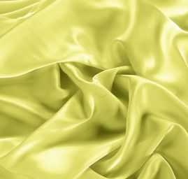 Pružný satén hladký světlý zelený