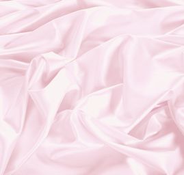 Pružný satén hladký pastelově pudrově růžový