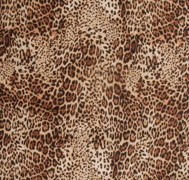 Satén matný jemný imitace hedvábí tisk zviřecí vzor