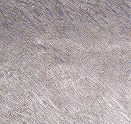 Brokát lamé abstraktní vzor fialovošedý