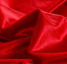 Samet pružný velvet lesk tmavší červená