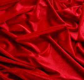 Samet pružný velvet lesk tmavší červená