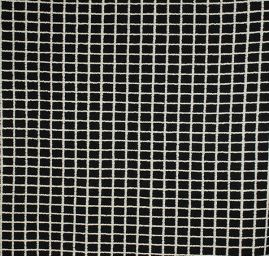 Vařená vlna Art Fabrics vzor čtverečky bílá/černá