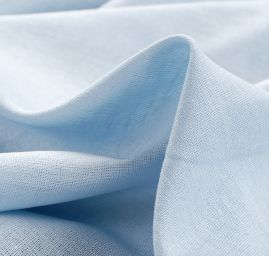 Len pružný viskoza směs pastel sv.modrý
