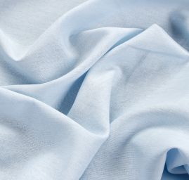 Len pružný viskoza směs pastel sv.modrý