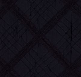 Bavlněná jemná látka etamín grafický motiv černá