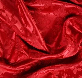 Brokát krojový nepružný bordó