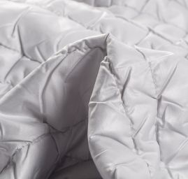 Prošev zateplená podšívka proužky sv. šedý mat