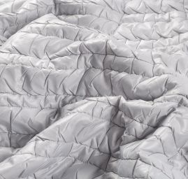 Prošev zateplená podšívka proužky sv. šedý mat