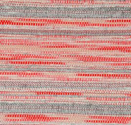 Látka Art Fabrics vlna směs červeno/šedý melír